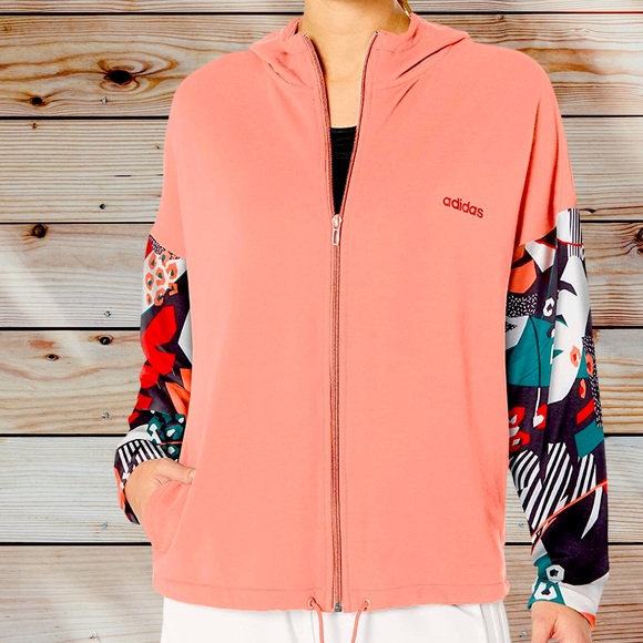 Adidas Womens Farm Rio Hooded Track Top 